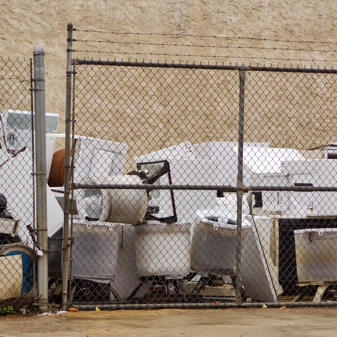 Appliance Removal pressure washing